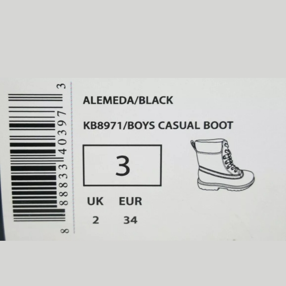 Nautica Alemeda Black Boots Sz 3 Pre-owned - Picture 7 of 8